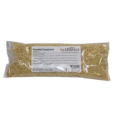 Inharvest Pearled Couscous Pasta 1.5lbs, PK6 16282